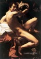 St Jean Baptiste Jeunesse avec Ram Baroque Caravaggio